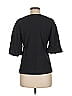 Nordstrom 100% Cotton Black 3/4 Sleeve Top Size M - photo 2