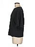 Nordstrom 100% Cotton Black 3/4 Sleeve Top Size M - photo 4