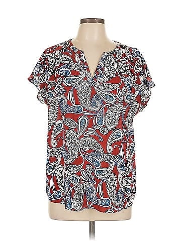 Banana Republic Factory Store Short Sleeve Blouse (view 1)