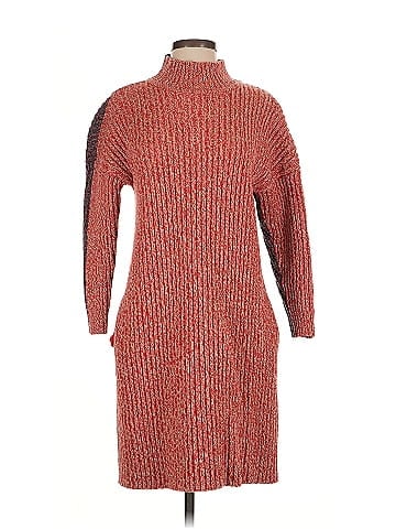 Jil Sander Navy Colorblock Knit Shift (view 1)