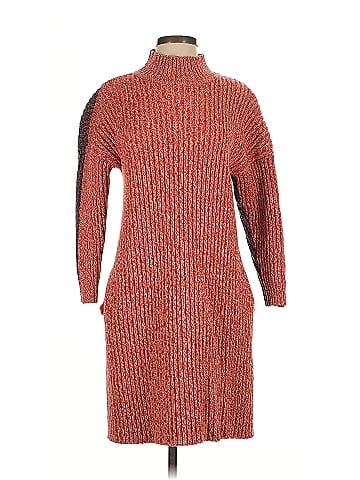Jil Sander Navy Colorblock Knit Shift (view 1)