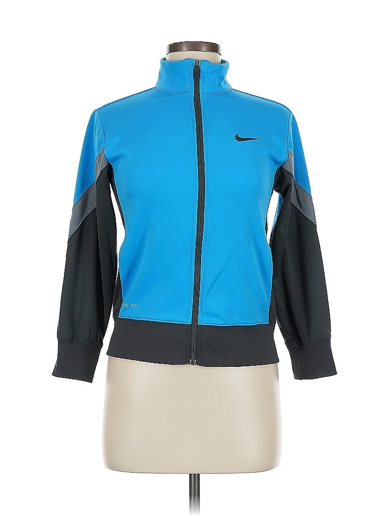 NIKE Pre-owned 3/4 Sleeve T-shirt In Blue