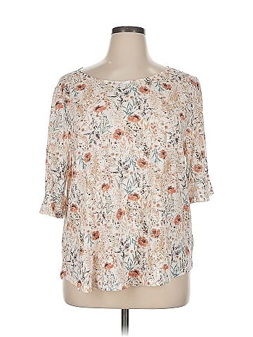 Lucky Brand Short Sleeve Blouse (view 1)