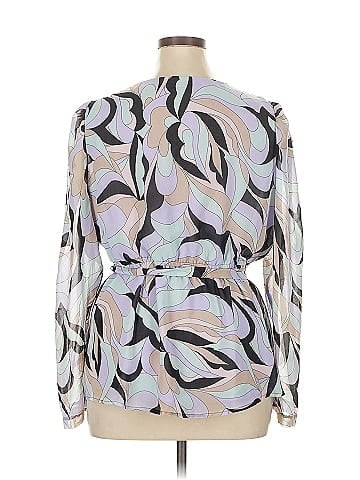 Calvin Klein Long Sleeve Blouse (view 2)