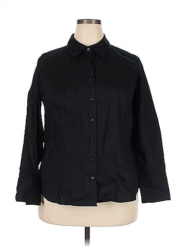 Lane Bryant 3/4 Sleeve Button-Down Shirt (view 1)