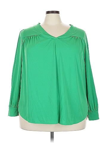 Lane Bryant Long Sleeve Blouse (view 1)