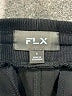 FLX 100% Polyester Solid Black Track Pants Size S - photo 4