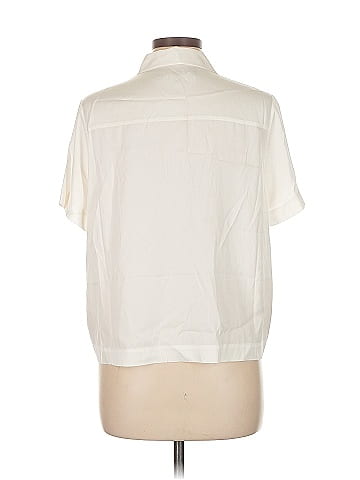 Quince Short Sleeve Silk Top (view 2)