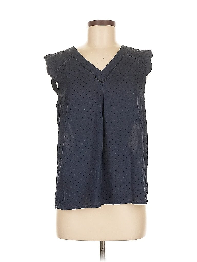 Pre-owned 41hawthorn Sleeveless Blouse In Blue