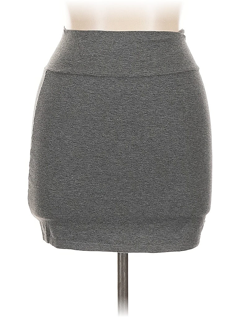 Pre-owned Victoria's Secret Pink Casual Skirt In Gray