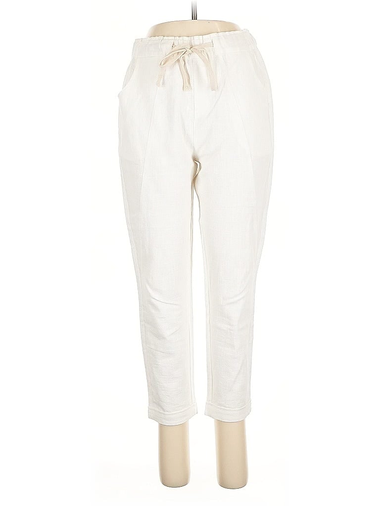 Pre-owned Little Lies Casual Pants In White