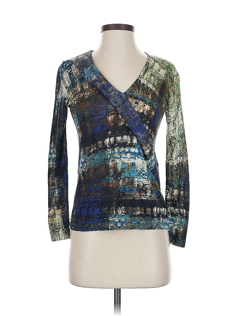 Click to view more detailed imagery on our partner's website Pre-owned Nic + Zoe Pullover Sweater In Blue