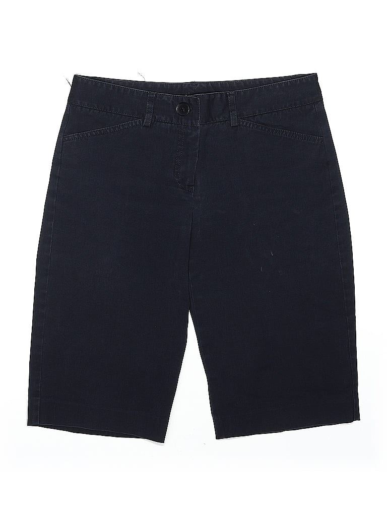 Theory Solid Blue Shorts Size 6 - photo 1