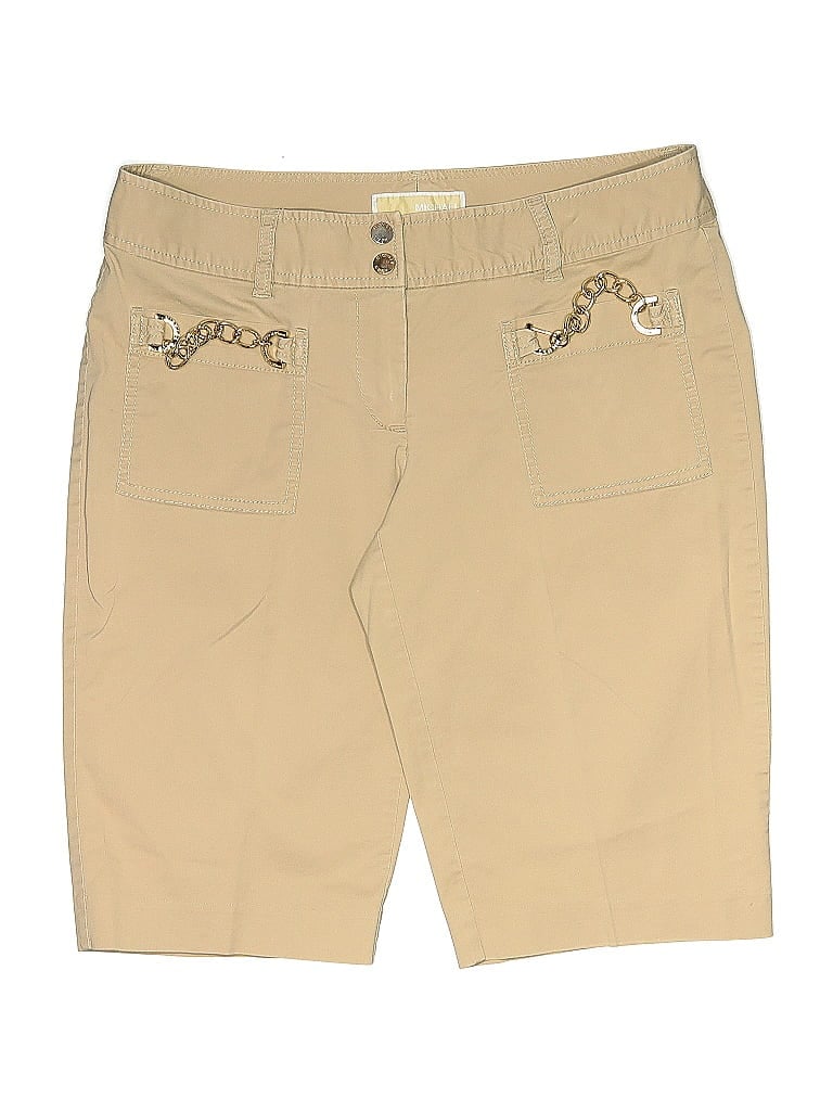 Pre-owned Michael Michael Kors Khaki Shorts In Gold