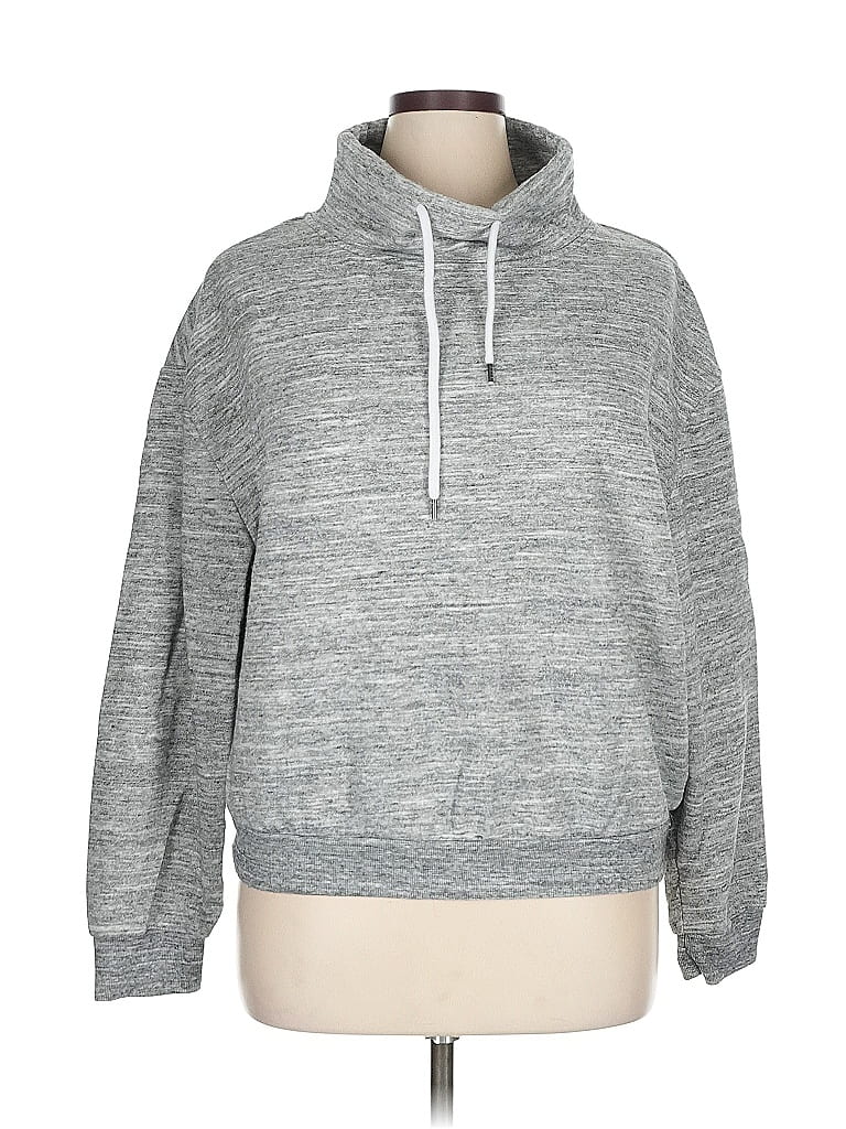 Pre-owned Reflex Pullover Hoodie In Gray