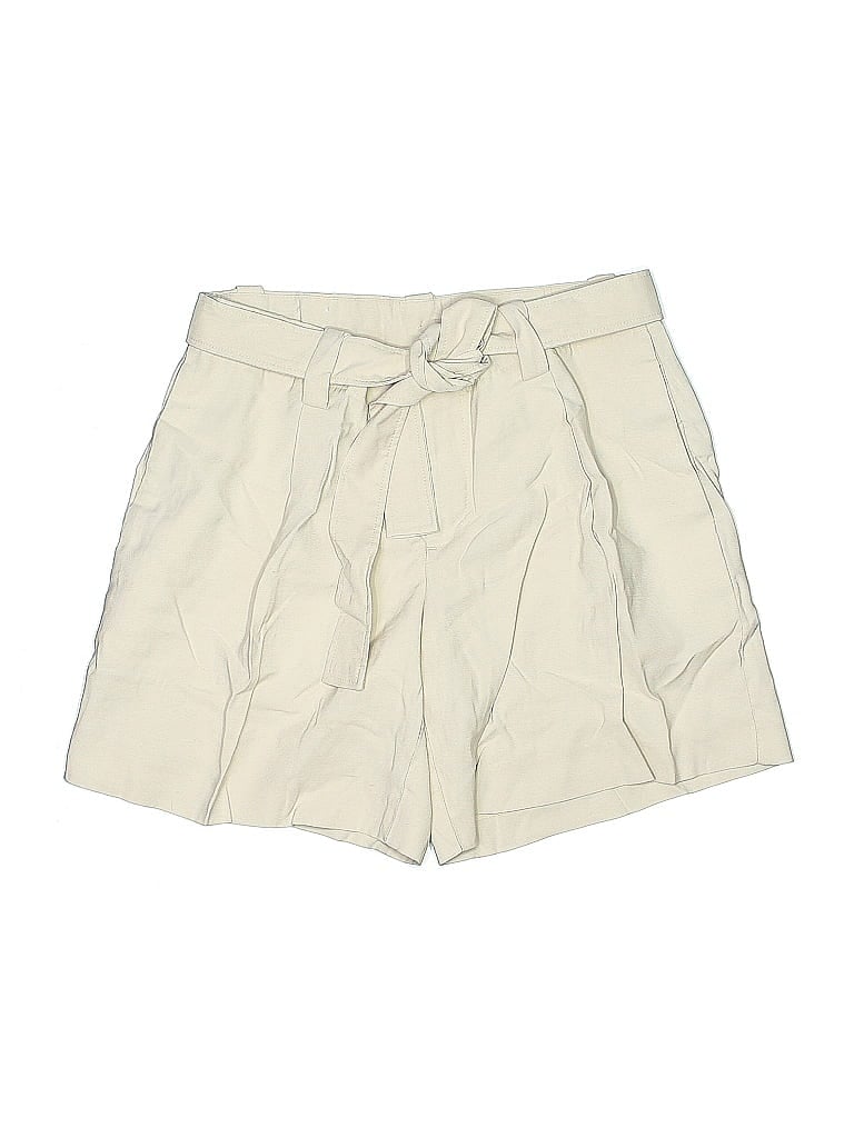Pre-owned Calvin Klein Khaki Shorts In White