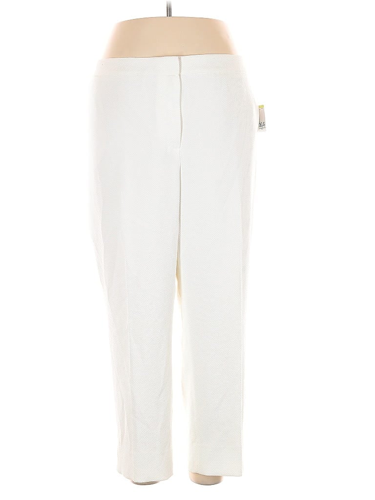Pre-owned Kasper Casual Pants In White
