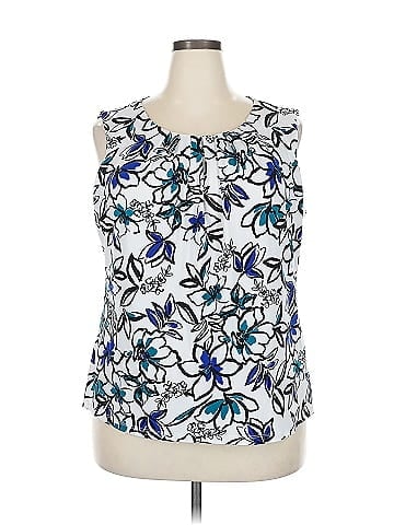 Calvin Klein Sleeveless Blouse (view 1)