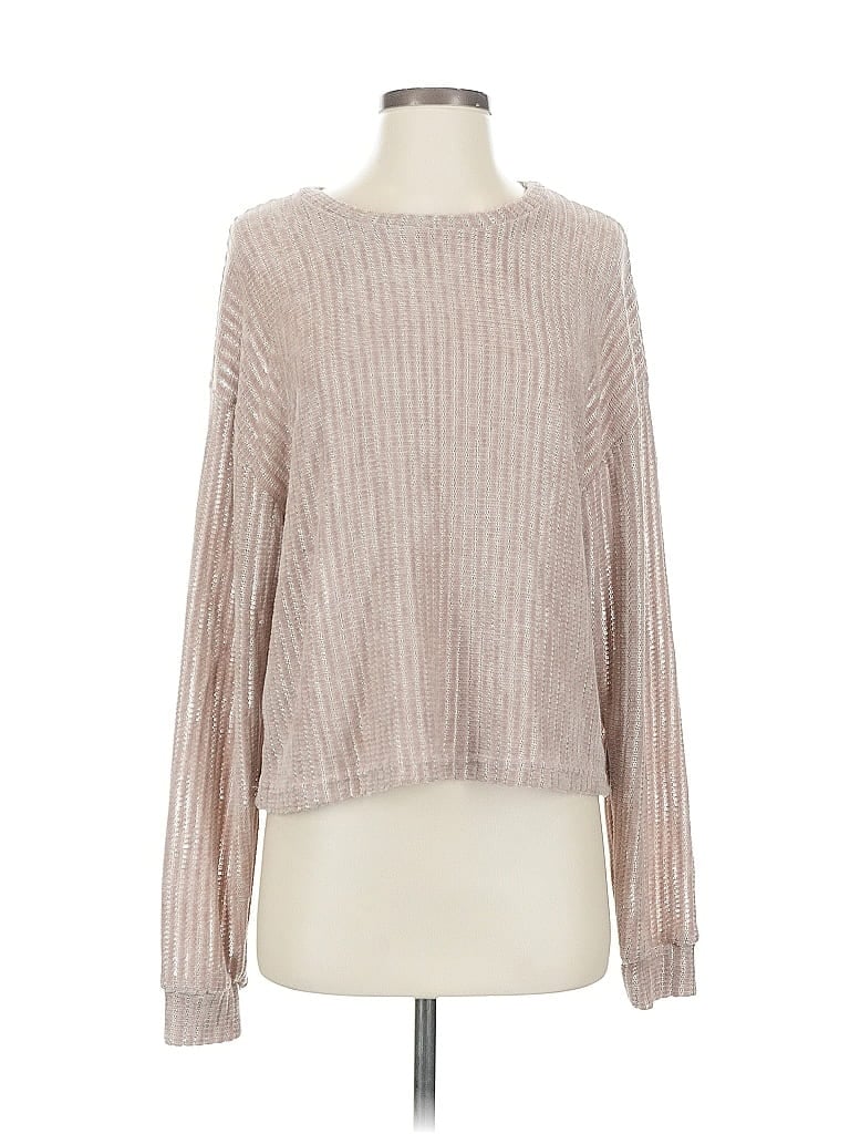 Pre-owned Lulus Pullover Sweater In Brown