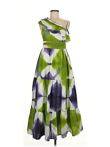 Busayo Collective One Shoulder Tie Dye Maxi (view 1)