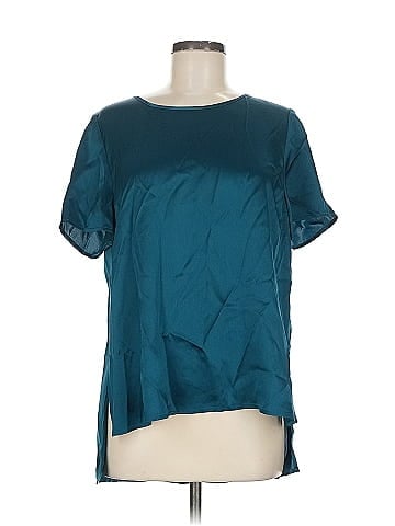 Cuyana Short Sleeve Silk Top (view 1)