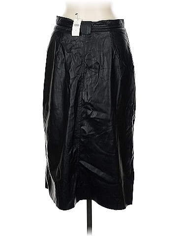 Bailey 44 Faux Leather Skirt (view 2)