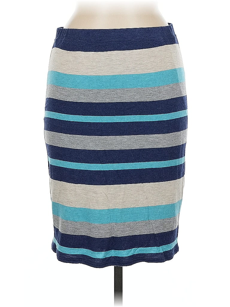 Pre-owned Max Studio Casual Skirt In Blue