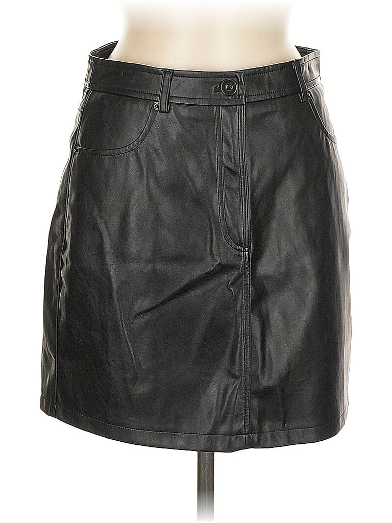 Click to view more detailed imagery on our partner's website Pre-owned Lucy Paris Faux Leather Skirt In Black