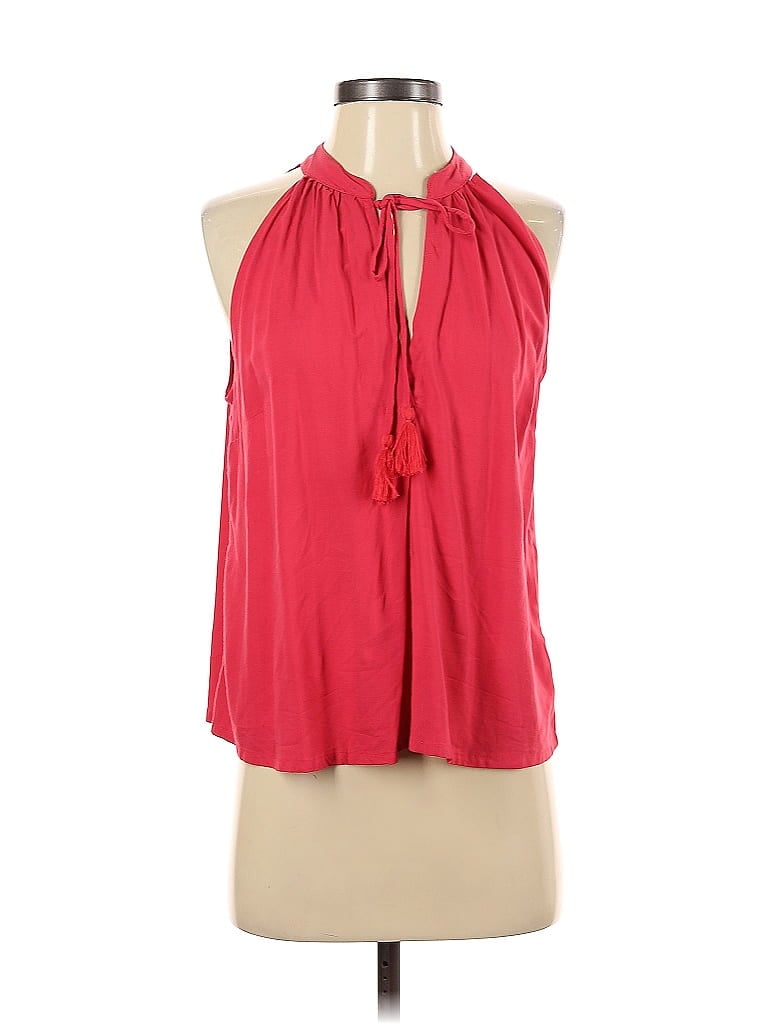 Pre-owned Khush Sleeveless Blouse In Red