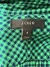 J.Crew Houndstooth Green Long Sleeve Button-Down Shirt Size 4 - photo 7