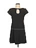 Nanette Lepore Solid Black Casual Dress Size 8 - photo 1