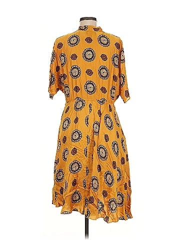 NISSA Marigold Print Dress (view 2)
