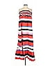 Nicholas 100% Cotton Stripes Red Casual Dress Size 2 - photo 1