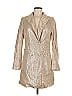 Sfizio 100% Polyester Metallic Gold Sequin Blazer Dress Size EU (IT) 42 / US 6 - photo 1