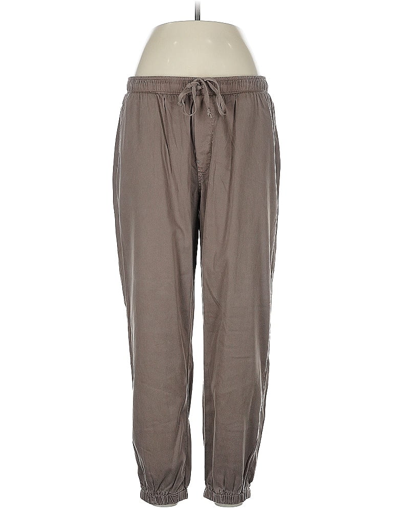Pre-owned Side Stitch Casual Pants In Brown