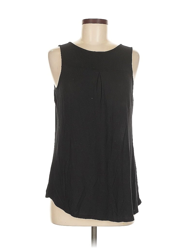 Pre-owned Fortune + Ivy Sleeveless Blouse In Black