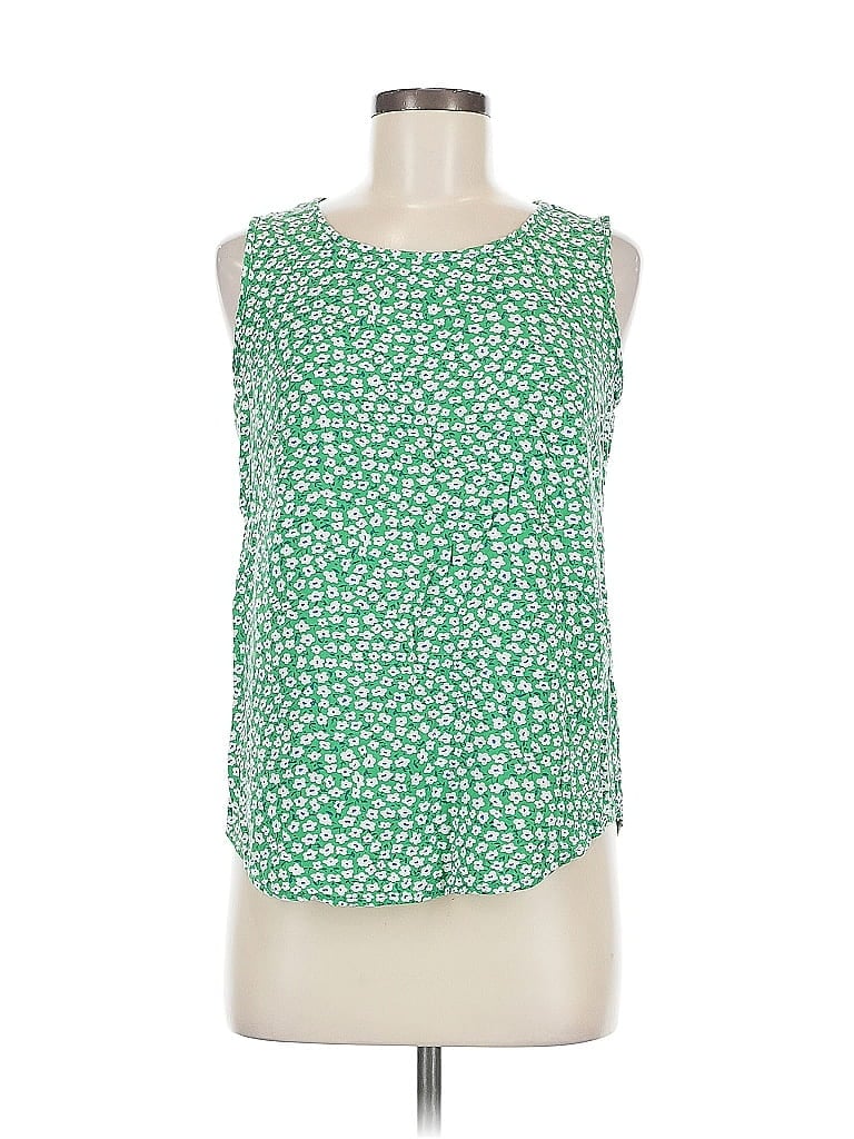 Pre-owned Assorted Brands Sleeveless T-shirt In Green