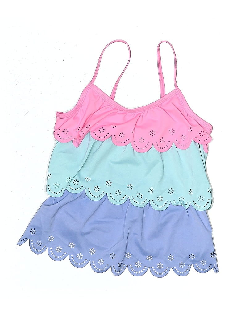 Click to view more detailed imagery on our partner's website Pre-owned Oshkosh B'gosh Kids' Swimsuit Cover Up In Blue