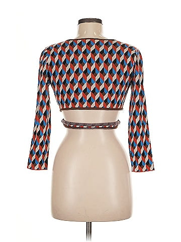 Ronny Kobo Geometric Crop Top (view 2)