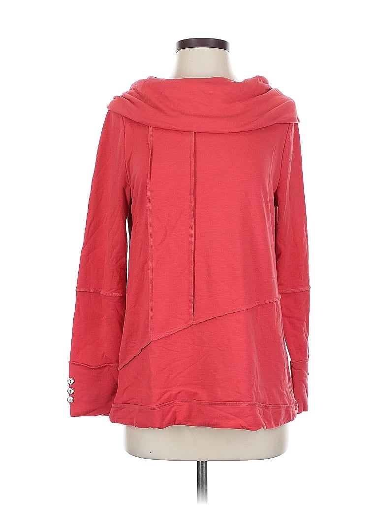 Pre-owned Soft Surroundings Sweatshirt In Red