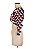 Ronny Kobo Blue Brown Geometric Crop Top Size M - photo 5