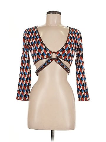 Ronny Kobo Geometric Crop Top (view 1)