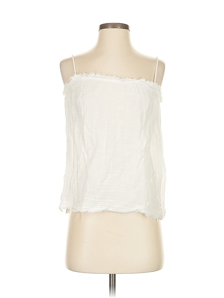 Pre-owned Sundays Sleeveless Blouse In White