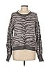 DKNY Animal Print Gray Pullover Sweater Size L - photo 1