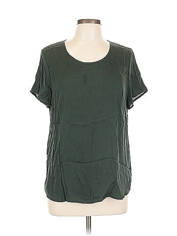 Quince Short Sleeve Silk Top (view 1)
