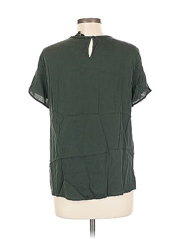 Quince Short Sleeve Silk Top (view 2)