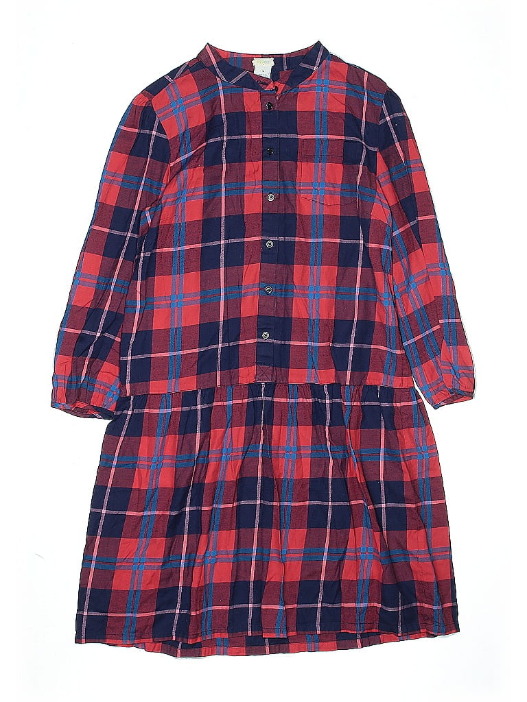 Pre-owned Crewcuts Kids' Dress In Red