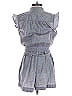Derek Lam Collective 100% Cotton Blue Blue Leaf Romper Size EU (IT) 36 / US 0 - photo 2