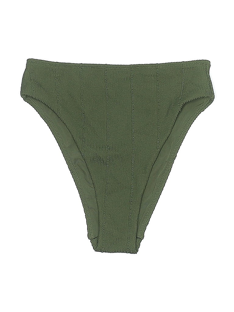 Pre-owned Aerie Swimsuit Bottoms In Green