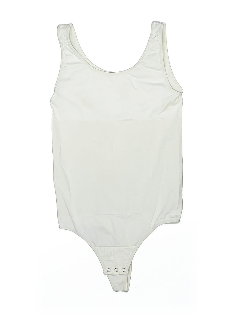 Pre-owned Yummie By Heather Thomson Bodysuit In White